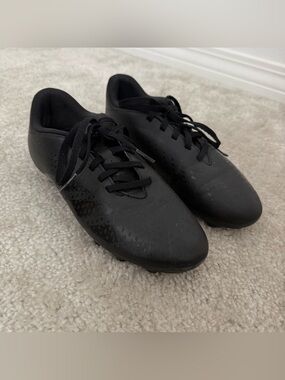 adidas Kids Black Soccer Cleats - Lightweight Turf/Field Shoes